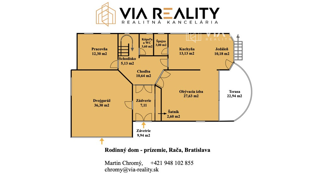 7-izbový rodinný dom, vnútorný bazén, sauna, dvojgaráž, harmonické prostredie, Rača, Bratislava