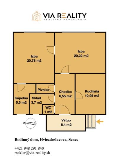PREDANÉ Predaj, rodinný dom v pôvodnom stave, Hviezdoslavova, Senec