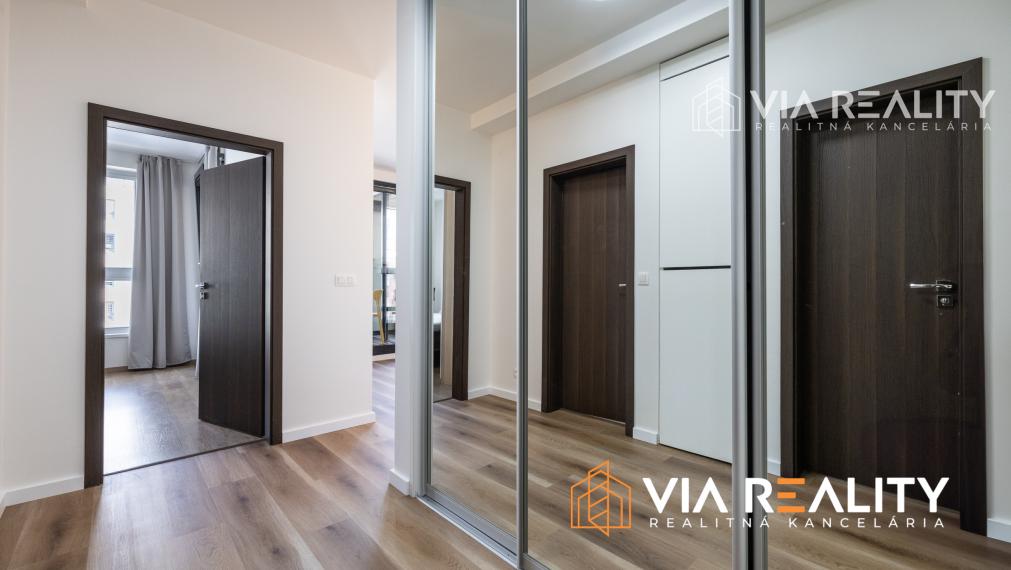 2-izbový byt, REZERVOVANE, v projekte Viktória, parkovanie, klíma, prenájom, Košická, Bratislava - Ružinov