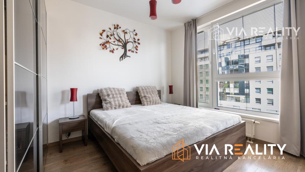 2-izbový byt, REZERVOVANE, v projekte Viktória, parkovanie, klíma, prenájom, Košická, Bratislava - Ružinov