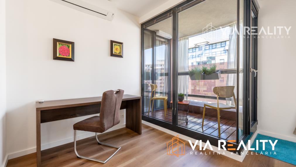 2-izbový byt, REZERVOVANE, v projekte Viktória, parkovanie, klíma, prenájom, Košická, Bratislava - Ružinov