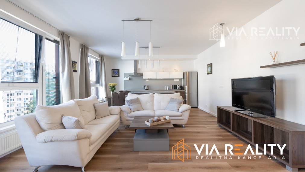 2-izbový byt, REZERVOVANE, v projekte Viktória, parkovanie, klíma, prenájom, Košická, Bratislava - Ružinov