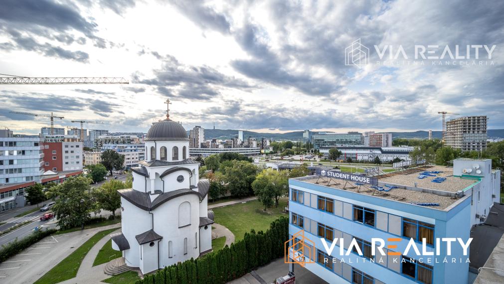 PREDAJ  2-izbový apartmán s 2 balkónmi, novostavba, Tomášikova, Bratislava - Ružinov