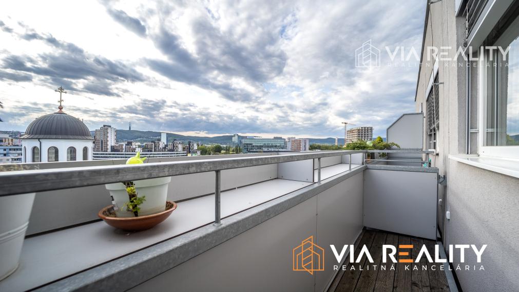 PREDAJ  2-izbový apartmán s 2 balkónmi, novostavba, Tomášikova, Bratislava - Ružinov