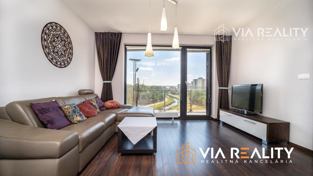 2-izbový byt v Petržalka City I na prenájom, Rusovská Cesta 50, Bratislava, IHNEĎ VOĽNÉ