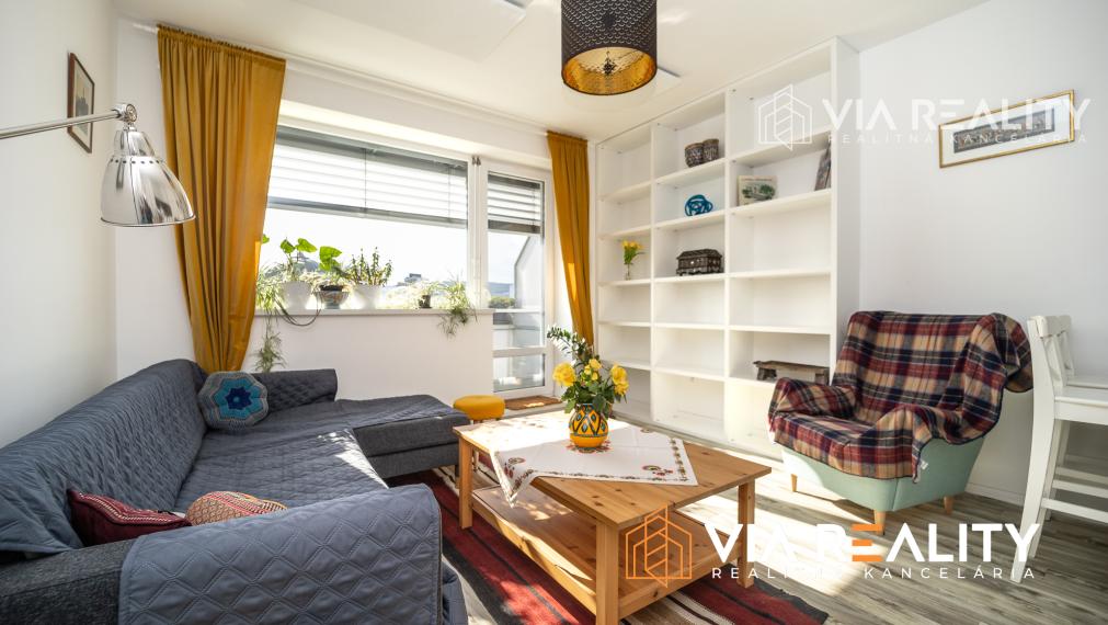 PREDAJ  2-izbový apartmán s 2 balkónmi, novostavba, Tomášikova, Bratislava - Ružinov
