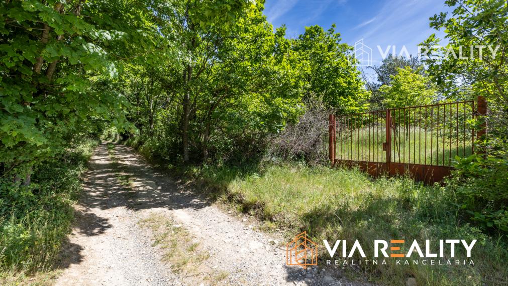 Rekreačný pozemok so zrubom (chatou) a vinohradom, 4122 m² – Modra