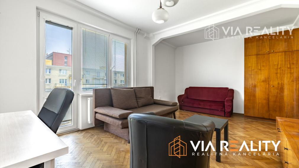 Predaj 1-izbového bytu s potenciálom na 2-izbový – Svidnícka, Bratislava, Ružinov