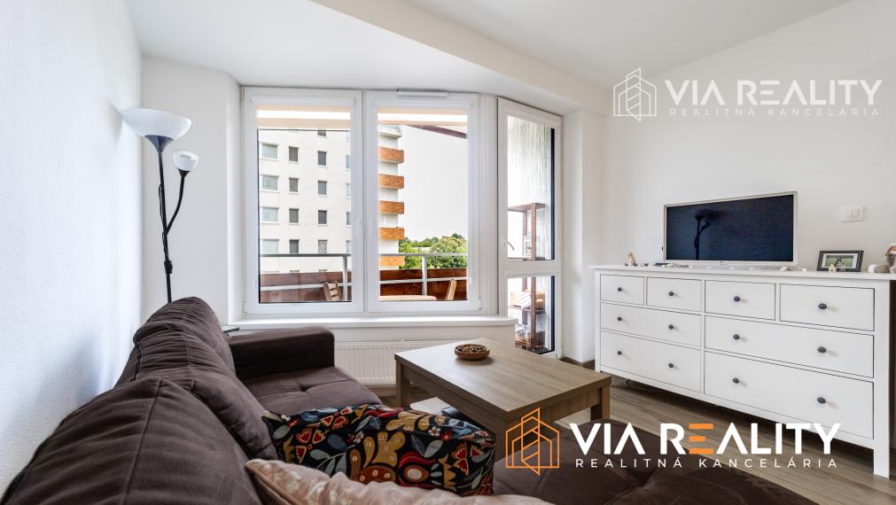 1,5 izbový byt, loggia, novostavba, prenájom, Nobelova, Bratislava - Nové Mesto
