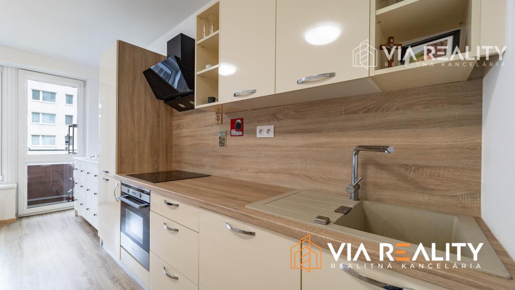 1,5 izbový byt, loggia, novostavba, prenájom, Nobelova, Bratislava - Nové Mesto