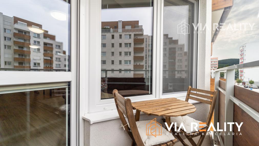 1,5 izbový byt, loggia, novostavba, prenájom, Nobelova, Bratislava - Nové Mesto